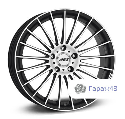 AEZ Valencia R18 / 8J PCD 5x108 ET 45 ЦО 70.1 Литые Черный с полированной лицевой поверхностью